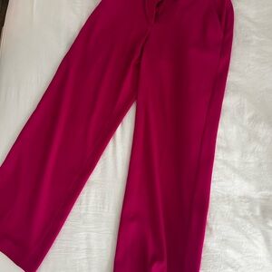 Express Hot Pink Wide-Leg Pants